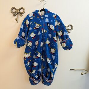 Columbia Blue Fleece Baby Outfit